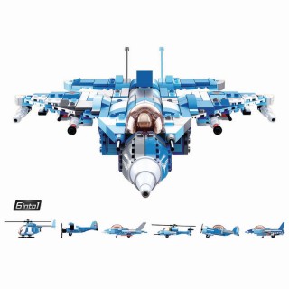 ARMY FIGHT JET 6 EM 1 728 PCS